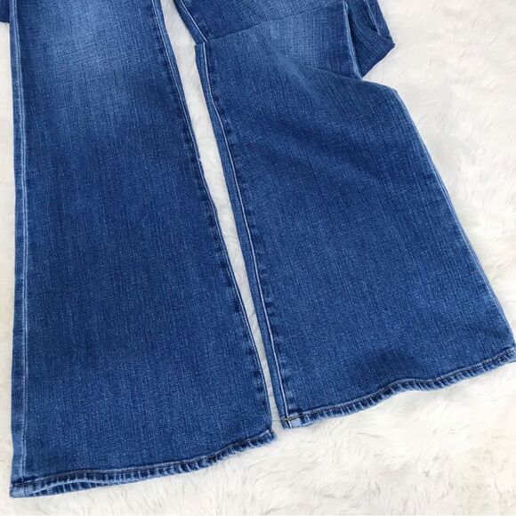 L’AGENCE Bell High Rise Flare Jeans High Waist Slim Fit Medium Wash Size 31 - Picture 10 of 14